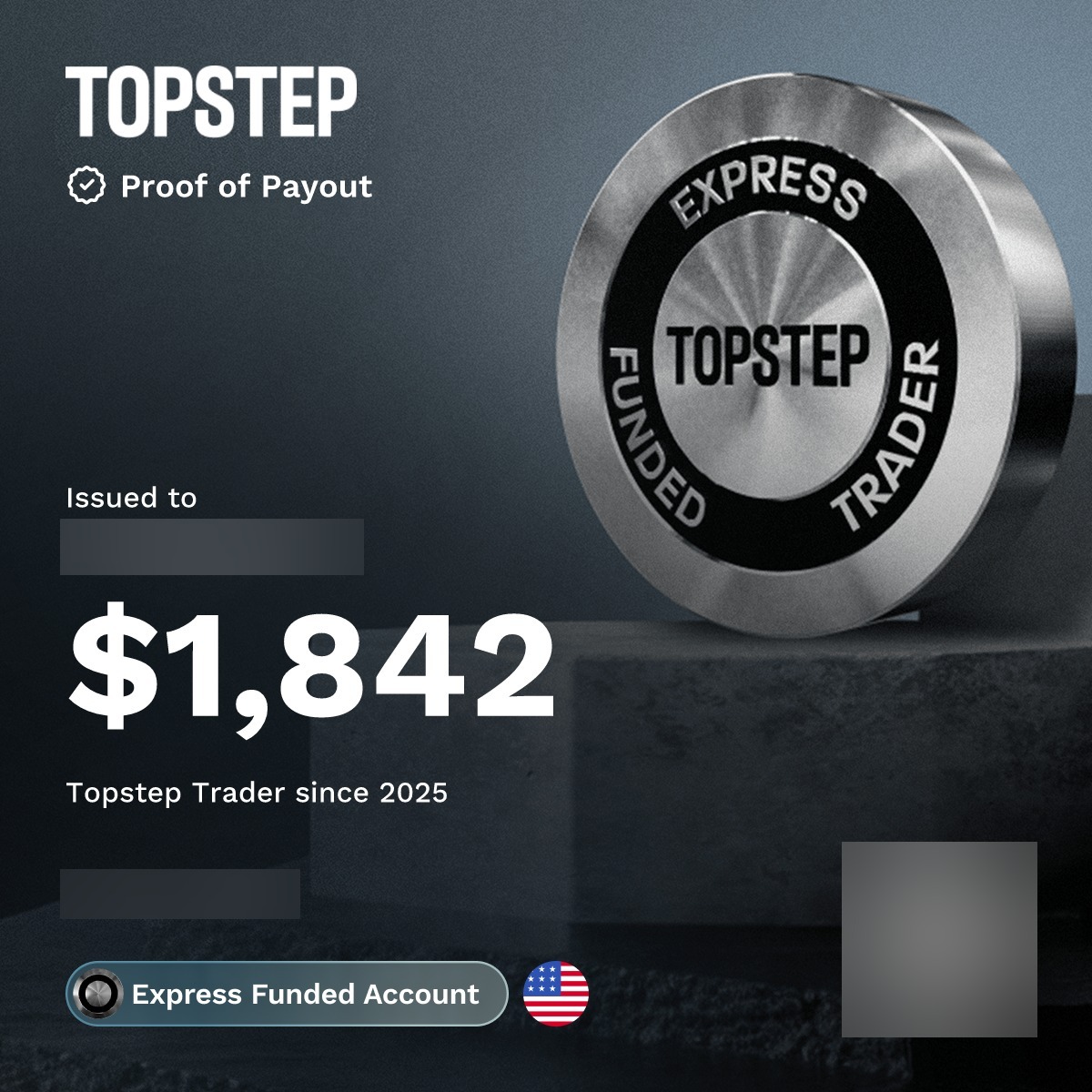 Proof of trading payout